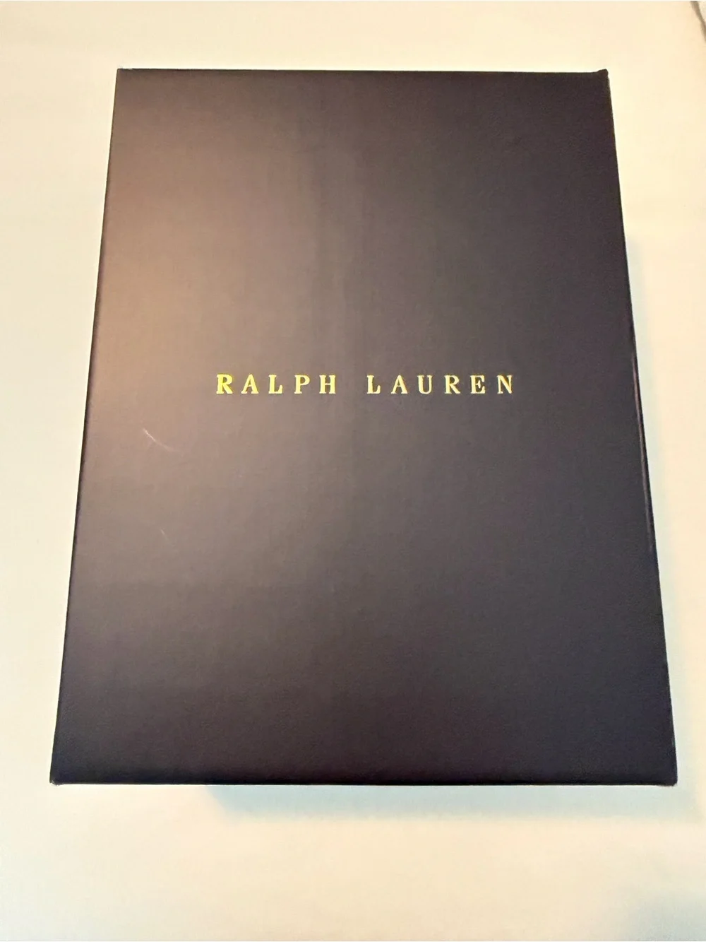 RALPH LAUREN HOME Leather Ryan Trinket Box